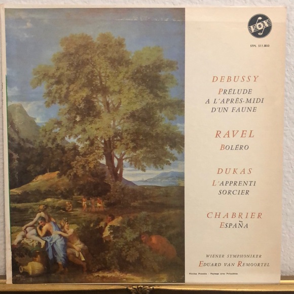 Debussy, Ravel, Dukas, Chabrier Performed by Wiener Symphoniker Vinyl Lp - Picture 2 of 4